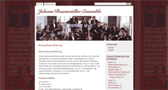 Desktop Screenshot of johann-rosenmueller-ensemble.de